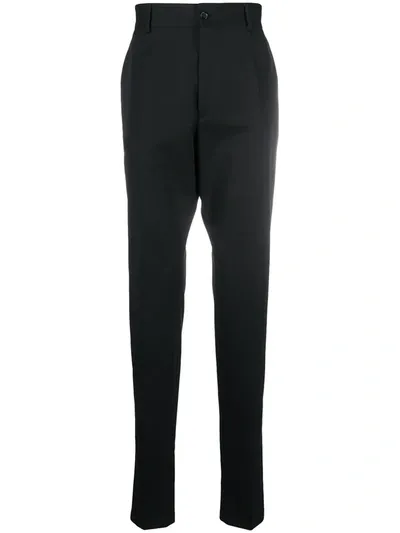 Dolce & Gabbana Tailored Straight-leg Trousers In Black