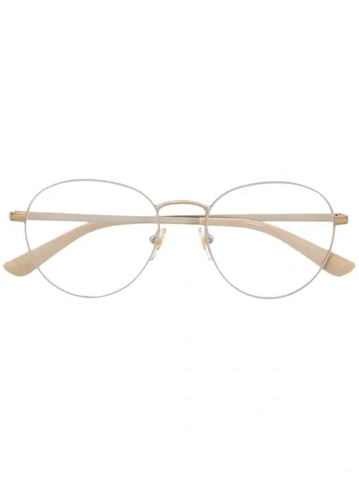 Vogue Round Frame Glasses In Brown