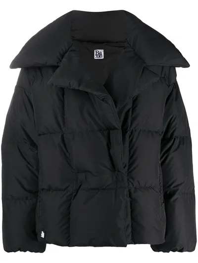 Bacon Dahlia Oversized Down Jacket In Black