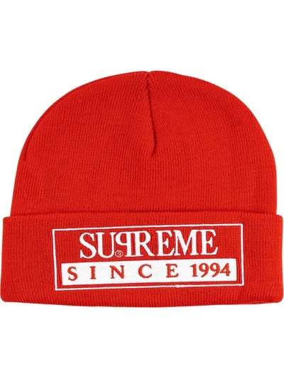 Supreme Reserved Beanie In Red