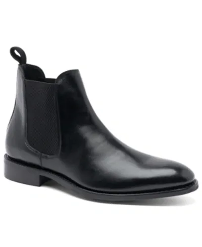 Anthony Veer Men's Jefferson Chelsea Leather Pull Up Boots In Black