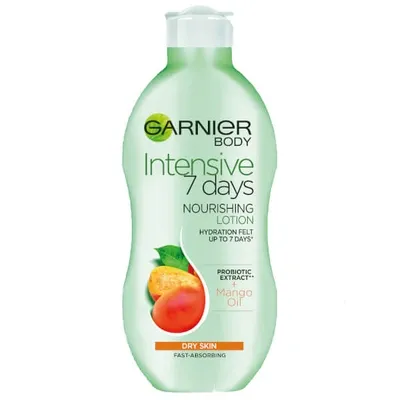 Garnier Intensive 7 Days Mango Probiotic Extract Body Lotion Dry Skin 400ml