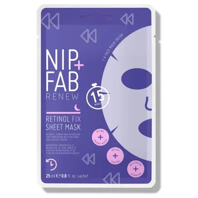 Nip+fab Retinol Fix Sheet Mask 10g