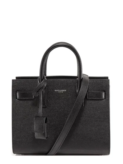 Saint Laurent Classic Sac De Jour Nano Tote Bag In Black