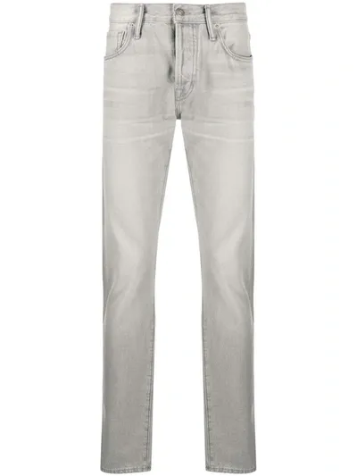 Tom Ford Straight-leg Jeans In Grey