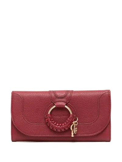 See By Chloé Hana Long Wallet In Red