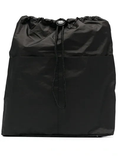 Dsquared2 Logo-strap Backpack In Black