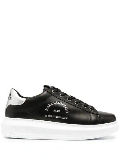 Karl Lagerfeld Kapri Maison Karl Black Silver Sneaker