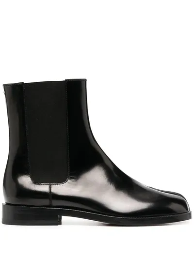 Maison Margiela Tabi Chelsea Boots In Schwarz