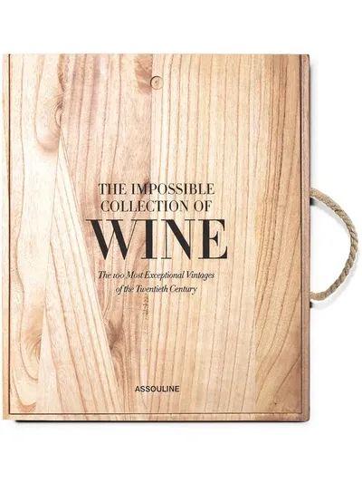 Assouline The Impossible Collection Of Wine Hardcover Book In Red