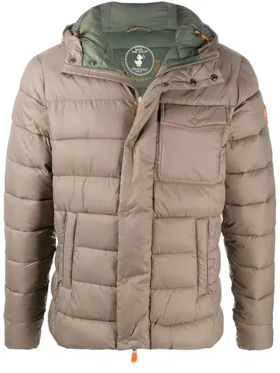 Save The Duck D3972m Gigay Padded Jacket In Grey