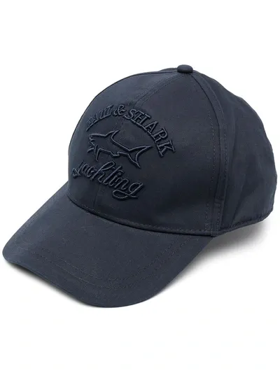 Paul & Shark Embroidered-logo Cap In Blue