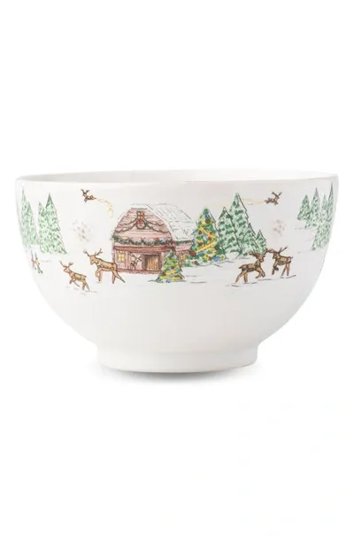 Juliska Berry & Thread North Pole Cereal & Ice Cream Bowl In Multi