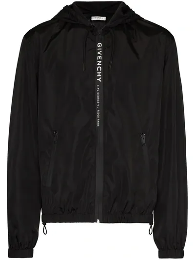 Givenchy X Browns 50 Address Logo-print Windbreaker Jacket In Black