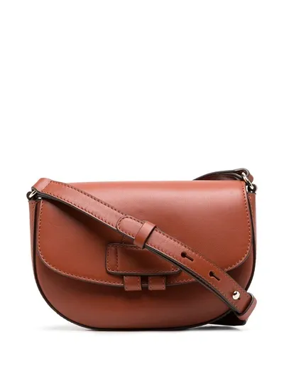 Tila March Zelig Mini Leather Bag In Brown