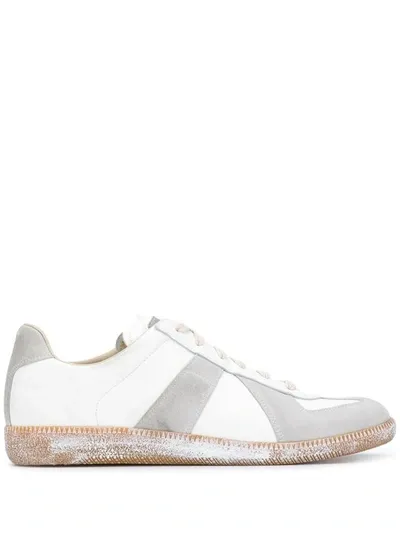 Maison Margiela Paneled Sneakers In Multicolor