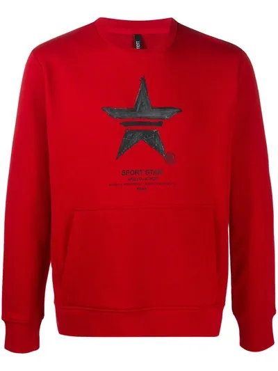 Neil Barrett Graphic Print Sweatshirt In Red