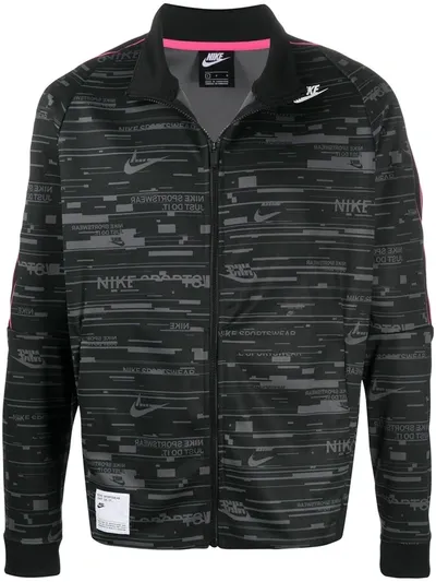 Nike Concrete Jungle Track Jacket In Black