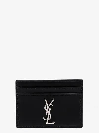 Saint Laurent Card Holder In Black