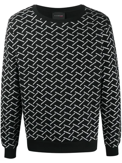 John Richmond Logo-print Sweatshirt In Black