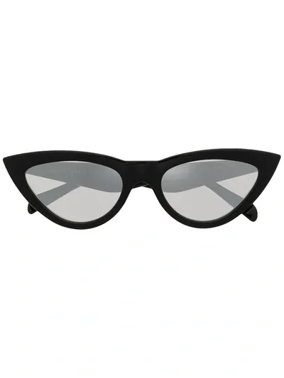 Celine Cl4019in Cat-eye Frame Sunglasses In 黑色