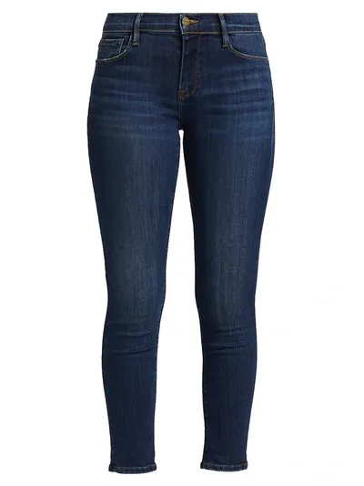 Frame Le Sylvie High Waist Slim Straight Leg Jeans In Dublin