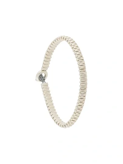 Mcohen Mini Disc Bracelet In Silver