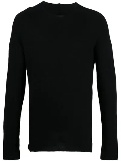 Masnada Slit-cuff Sweater In Black