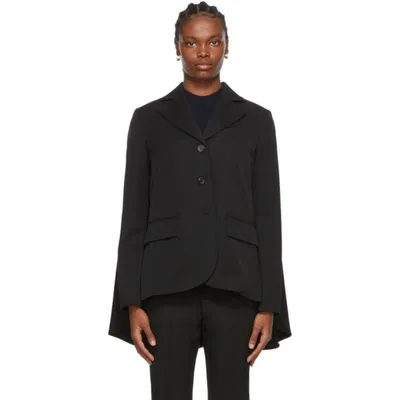 Lanvin Blazer With Contrasting Details In Black