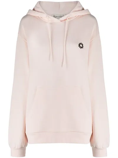 Etre Cecile Aurelia Eye-motif Hoodie In Pink