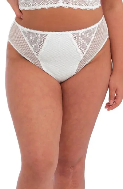 Elomi Charley High Cut Briefs In White