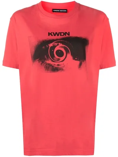 Kwaidan Editions Graphic Print T-shirt In Red