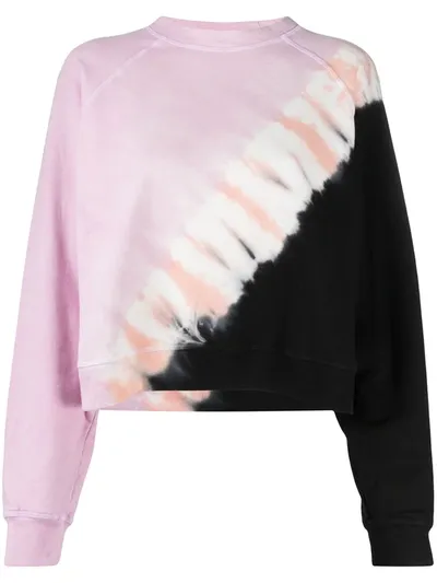 Electric & Rose Tie-dye Sweatshirt In Pink