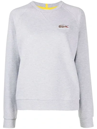 Lacoste X National Geographic Fleece Sweatshirt In Grey