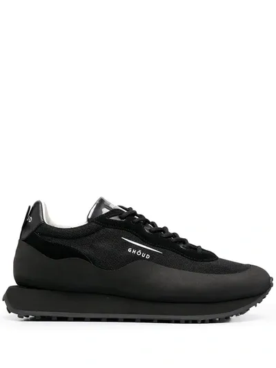 Ghoud Rush Platform Low-top Sneakers In Black