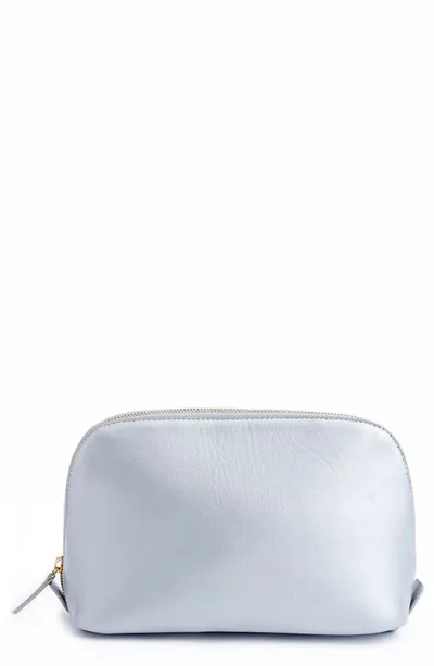 Royce Signature Cosmetics Bag In Silver