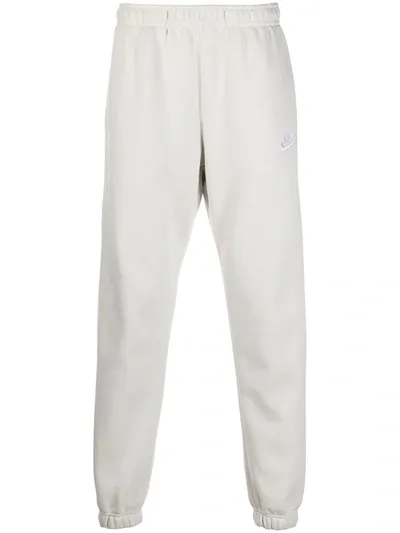 Nike Sportswear Fleece Track Pants In Neutrals