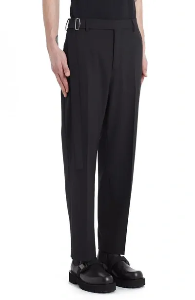 Valentino Straight-leg Tailored Trousers In Black