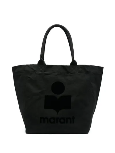 Isabel Marant Logo-print Tote Bag In Black