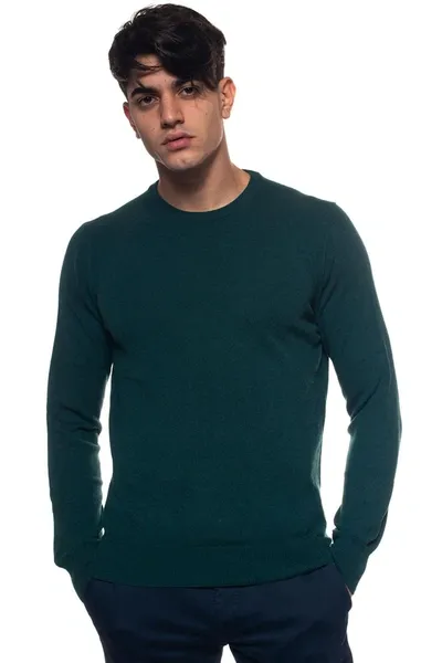 Andrea Fenzi Round-necked Pullover In Green