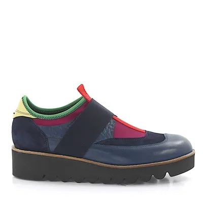 Truman's Flat Shoes In Multicolored,purple