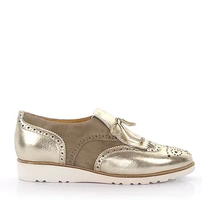 Truman's Loafers In Gold