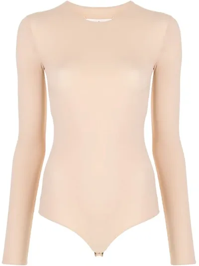 Maison Margiela Beige Longsleeve Bodysuit