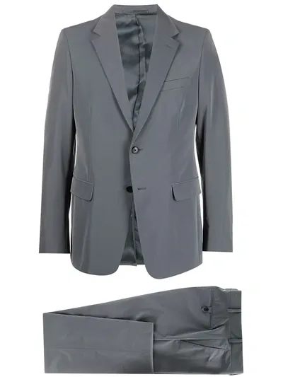 Prada Single-breasted Two-piece Suit In Gray