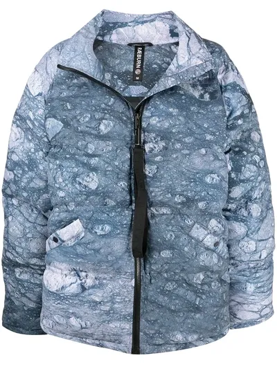 Raeburn Glacier Puffer Coat In Blue