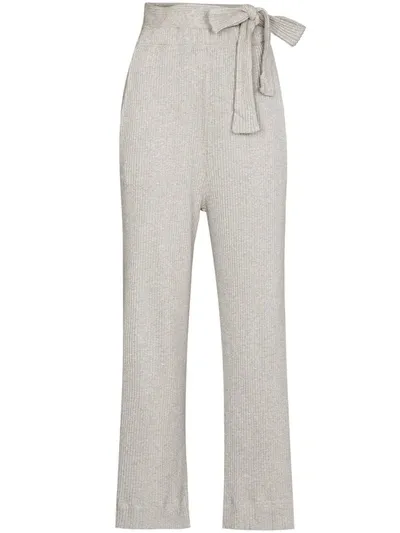 Baserange Lhasa Organic Cotton Trousers In Grey