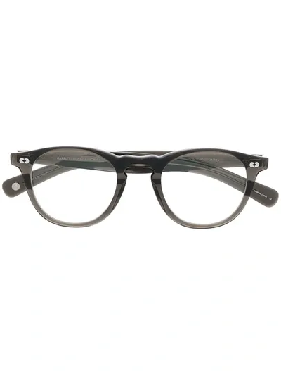 Garrett Leight Hampton Glasses In Grau