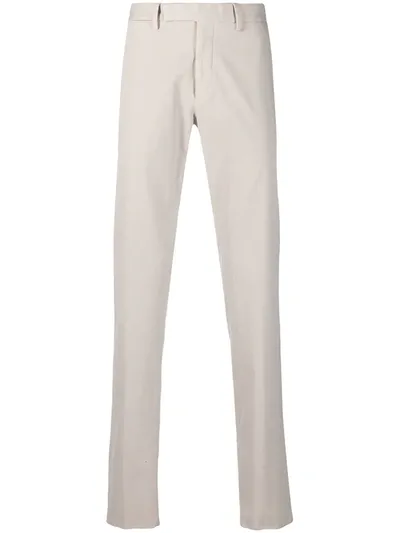 Ermenegildo Zegna Straight-leg Chinos In Neutrals