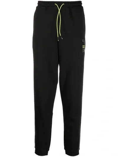 Puma X Helly Hansen Logo Print Track Pants In Black