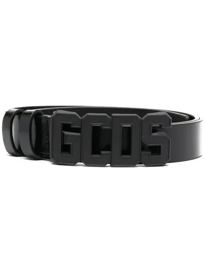 Gcds Tonal Logo Belt In Black